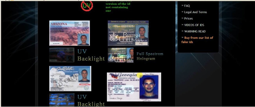 Fake IDs